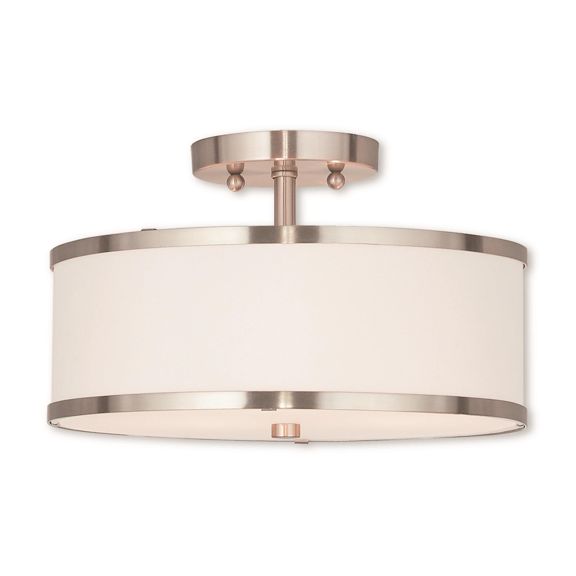 Park Ridge 13 Inch 2 Light Semi Flush Mount by Livex Lighting